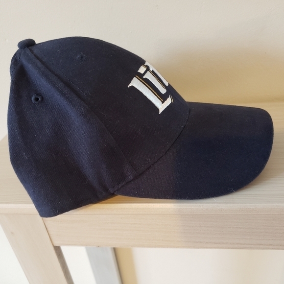 Miller Lite Beer Hat Cap Baseball Logo Merch Navy Blue One Size Hook & Loop EUC - Picture 5 of 7